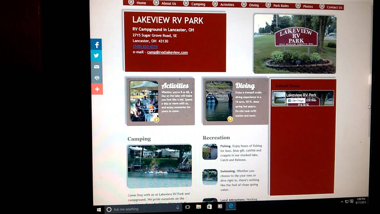 LakeView RV Park YouTube