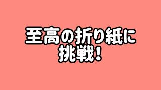【折り紙】不器用が至高の折り紙に挑戦！【新世代至高の折り紙】