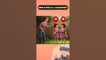 Who Is The Real Daughter? #shorts #youtubeshorts #quiz #viral #memes #usa #brainteasers #viralvideo