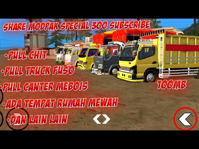 Share MODPAK PULL TRUCK || special 300 subscribe || GTA SAN LITE class=