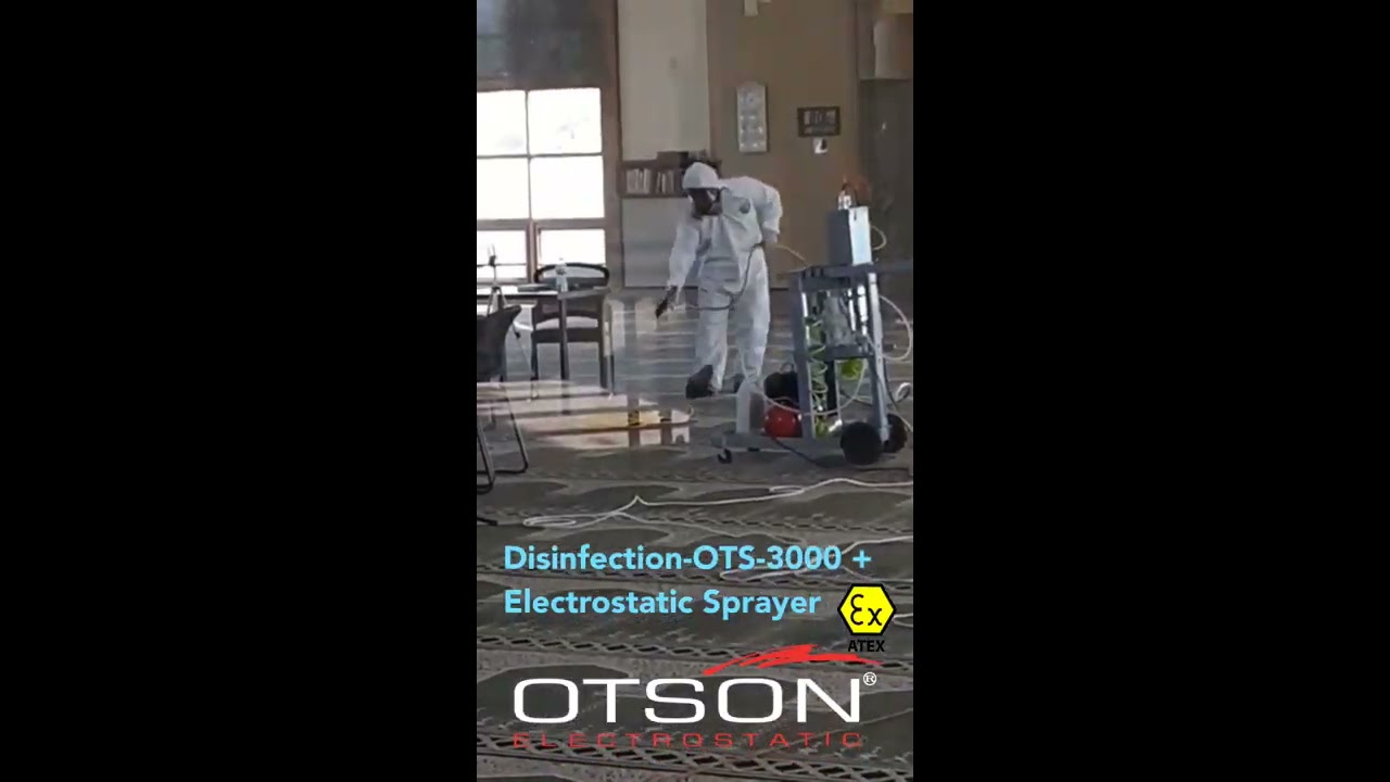 Effective Disinfection OTS 3000 G4 Electrostatic Sprayer  2