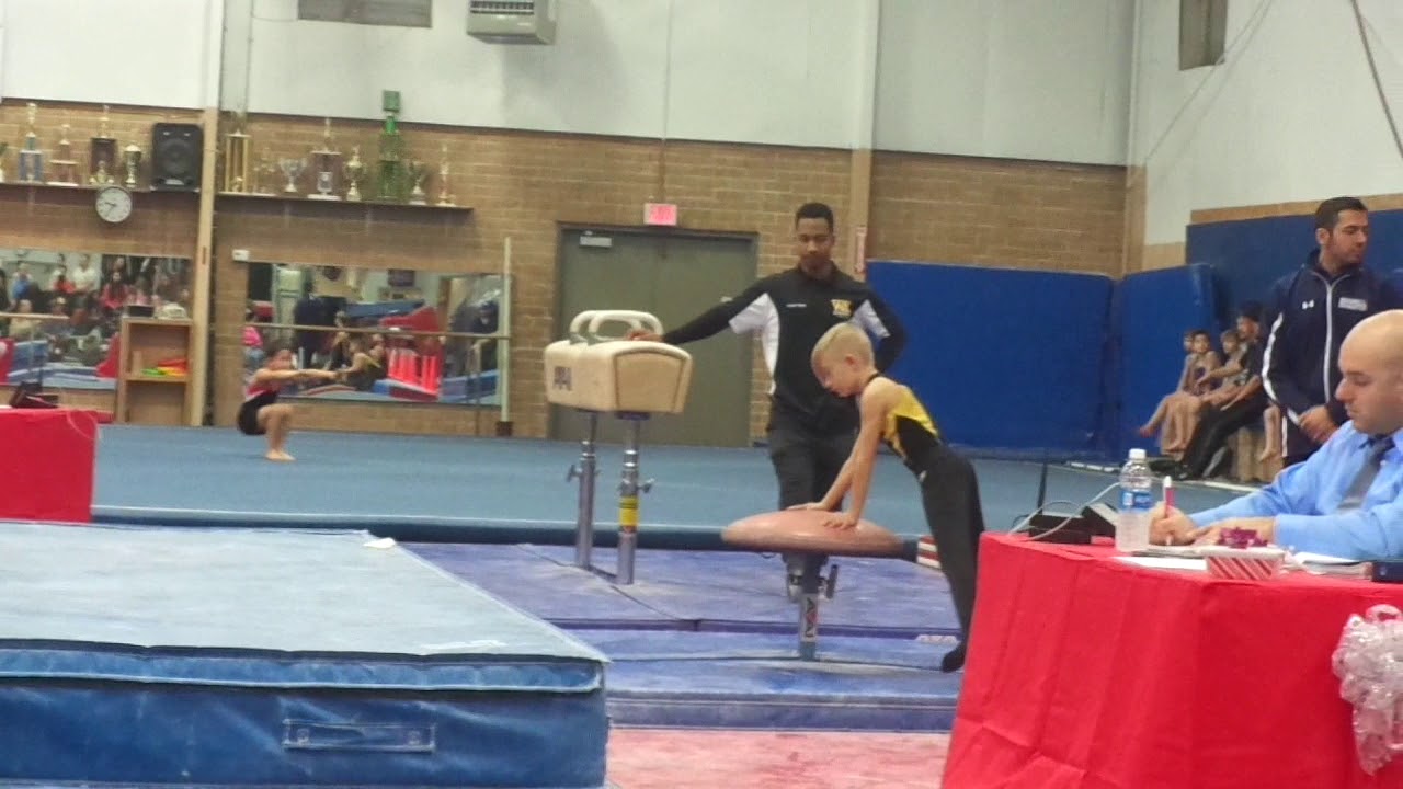 Level 4 Men's gymnastics Pommel YouTube