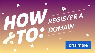 How To: Register a Domain with DNSimple