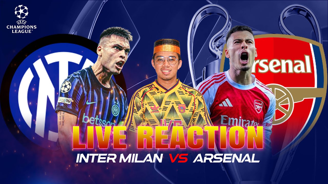 INTER MILAN VS ARSENAL | WATCH ALONG | Live Stream