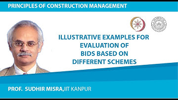 Illustrative examples for evaluation of bids based on different schemes