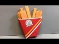 Origami French Fries - Print Your Own