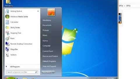 Mandatory Profile in Windows Server 2008 R2