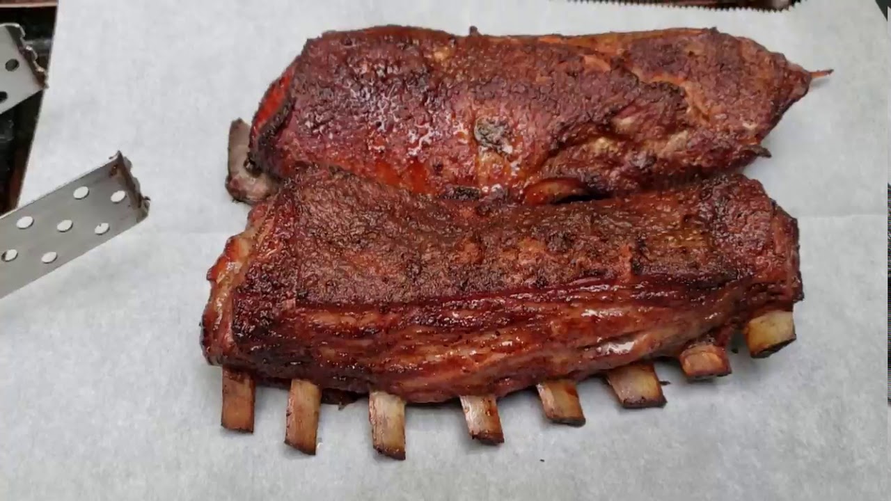 Smoked Lamb Ribs on 14.5" er Smokey Mountain YouTube