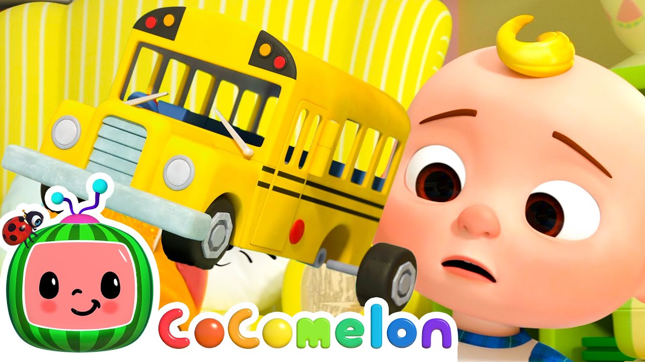 The Wheels on the Yellow Bus are Broken! | CoComelon Nursery Rhymes