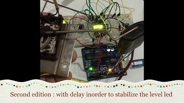 Arduino car fuel level gauge