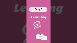 Learning SCSS from scratch day 5 #scss #sass #preprocessor #advancedscss