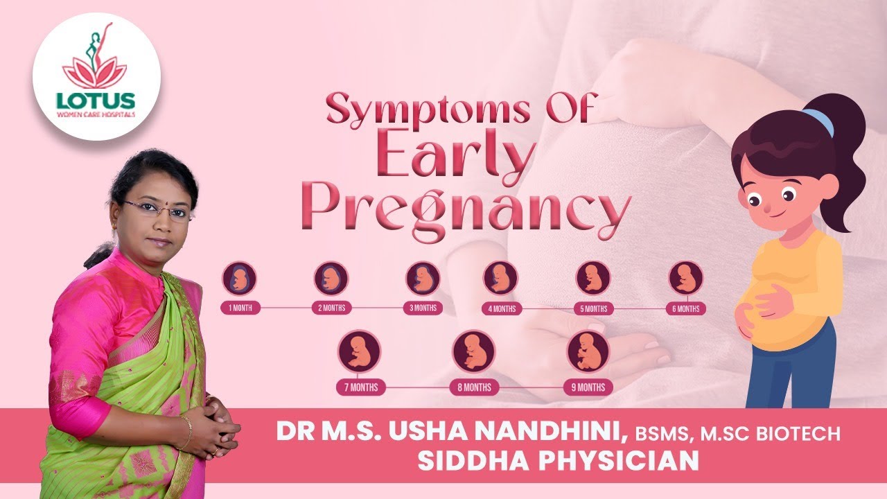 Symptoms of Early Pregnancy | Dr.M.S. Usha Nandhini