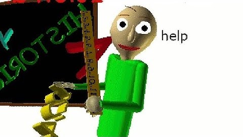 Trying to get The Secret Ending in "Baldi