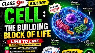 Cell:The Building Block of Life |Class9 Science Chapter 2 in Easy Language CBSE new NCERT pg 19-20
