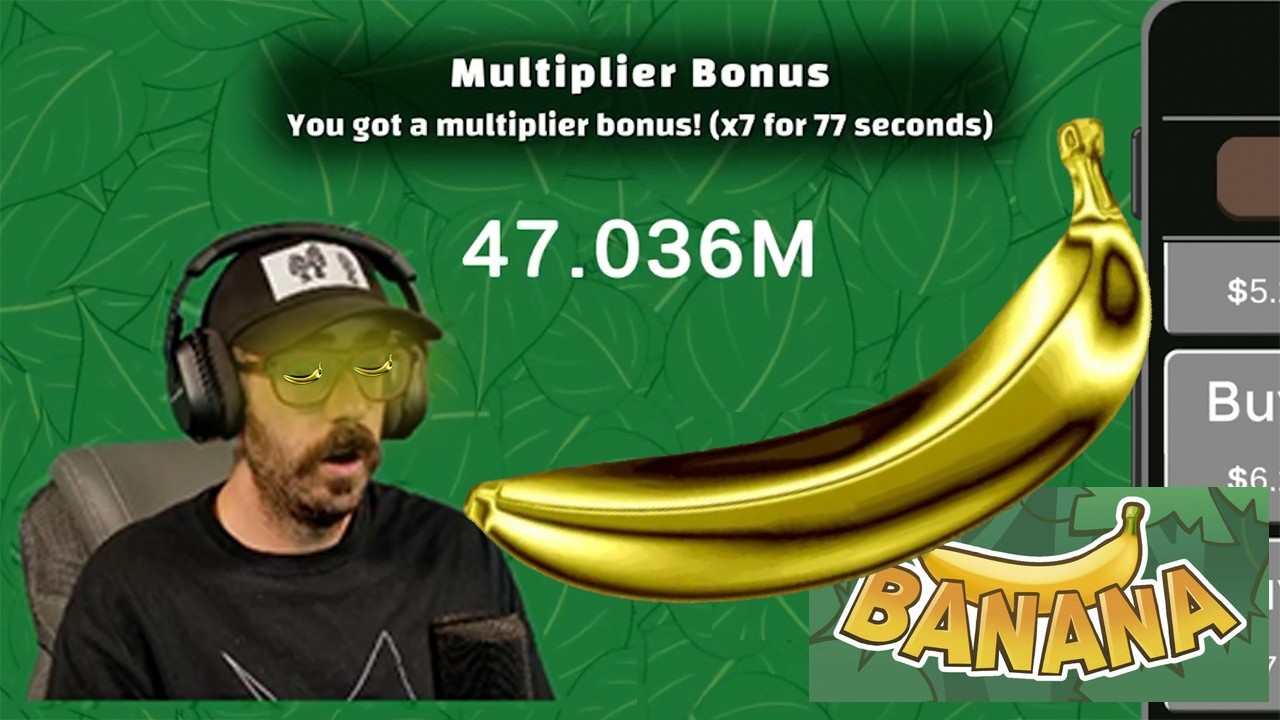 BANANA様 Trying to summon the golden banana (Banana) - YouTube