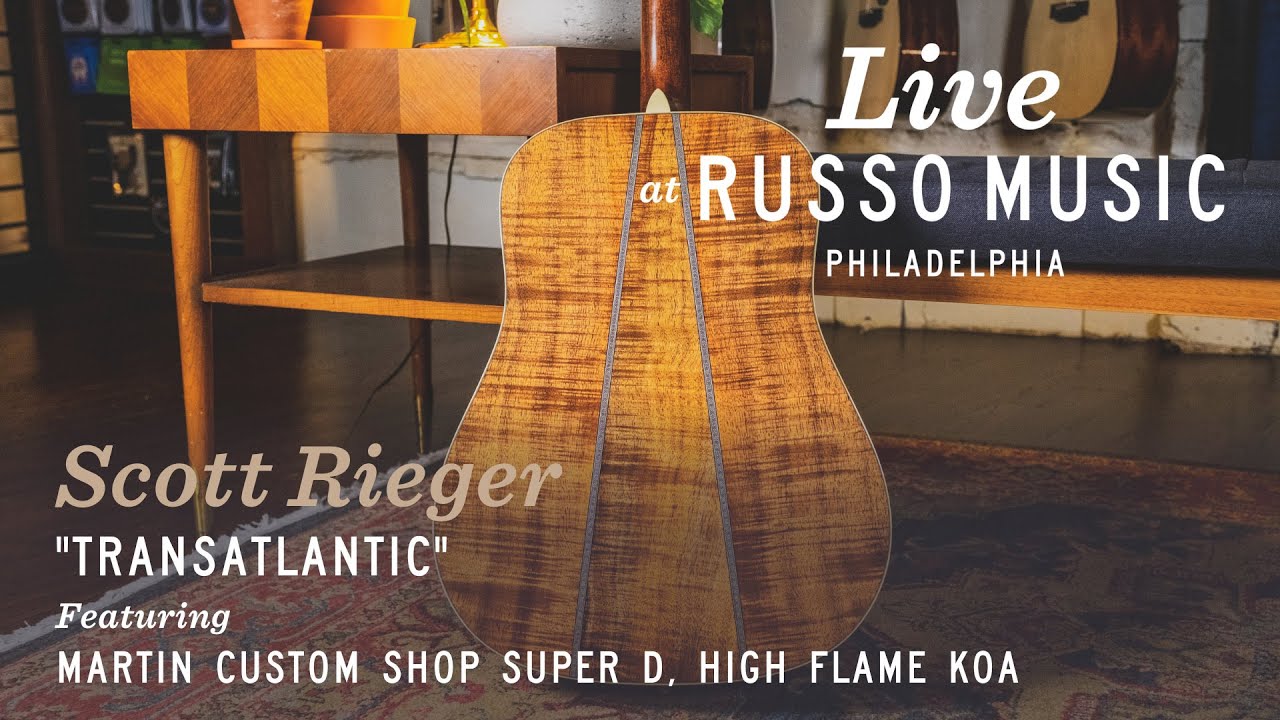 Martin Custom Shop Super D High Flame Koa | Scott Rieger “Transatlantic ...