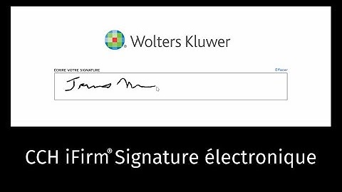 CCH iFirm Signature électronique
