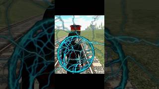 Bekabu train vs Franklin 😱 indian bike driving 3d #gta #indianbikedriving3d #viral #shorts