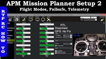 Ardupilot Flight Modes, Failsafe, Telemetry Radio Setup APM mission Planner - XUAV Mini Talon Part 7