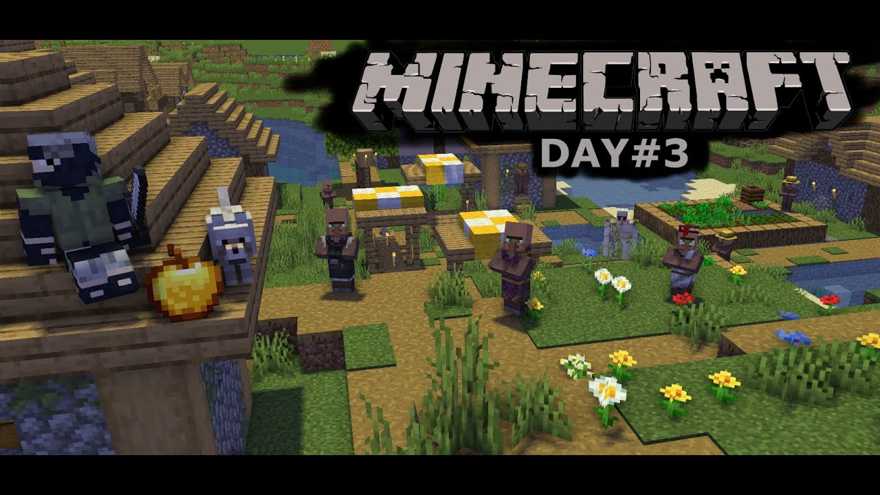 I Found A Secret Village | Minecraft Survival Series Day#3 - YouTube