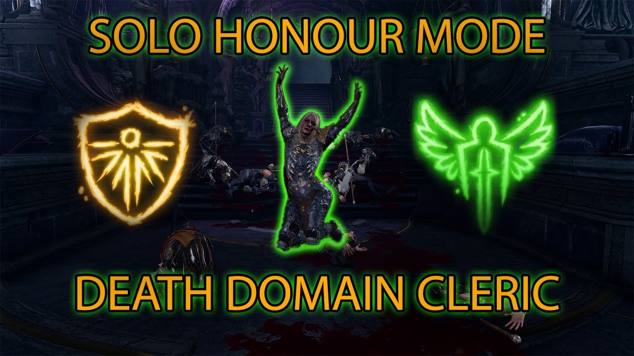 SOLO HONOUR mode TANK Death domain cleric NEW SUBCLASS