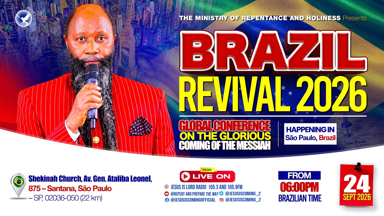 GLOBAL CONFERENCE ON THE COMING OF THE MESSIAH | SAO PAULO, BRAZIL - SEPTEMBER 24, 2026
