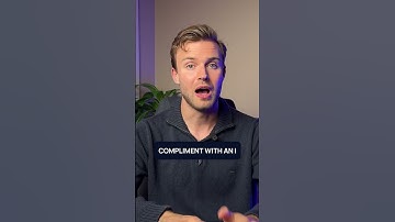 Compliment vs. complement