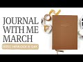 Journal With Me &amp; March Set Up 2023 | Hemlock &amp; Oak Planner