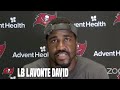 Lavonte David on Devin White's Progress, Playing the Saints Week One | Press Conference