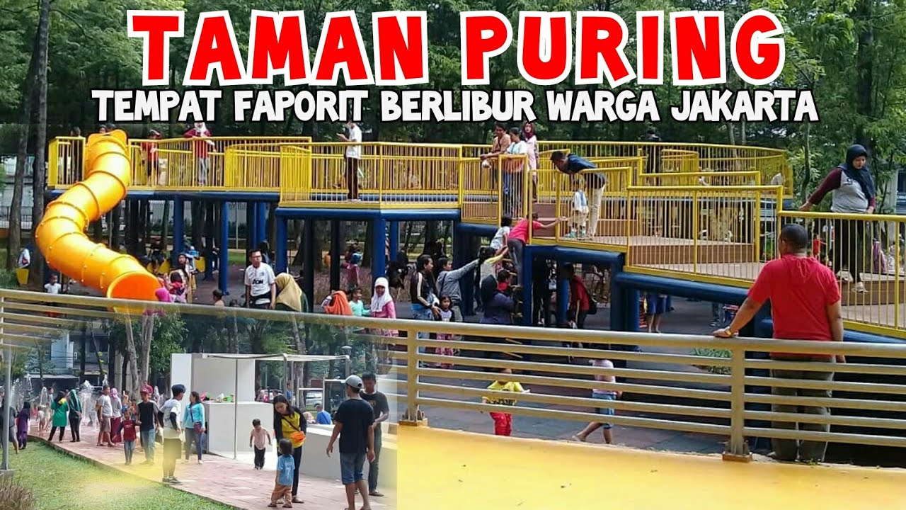 TAMAN PURING tempat favorit wisata warga jakarta akhir pekan - YouTube