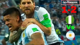 Nigeria (1) vs (2) Argentina 2018 FIFA World Cup Match Highlights