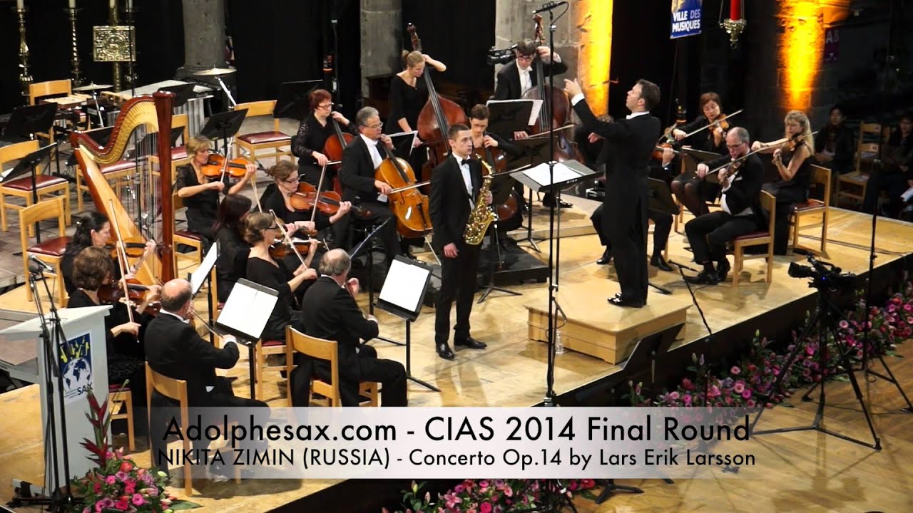 NIKITA ZIMIN (RUSSIA) - Concerto Op 14 by Lars Erik Larsson