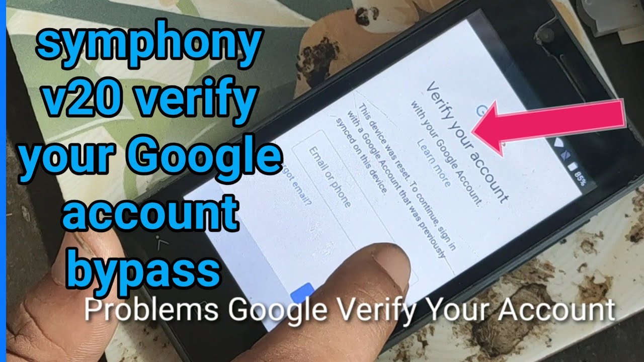 symphony v20 frp bypass without pc 100% working