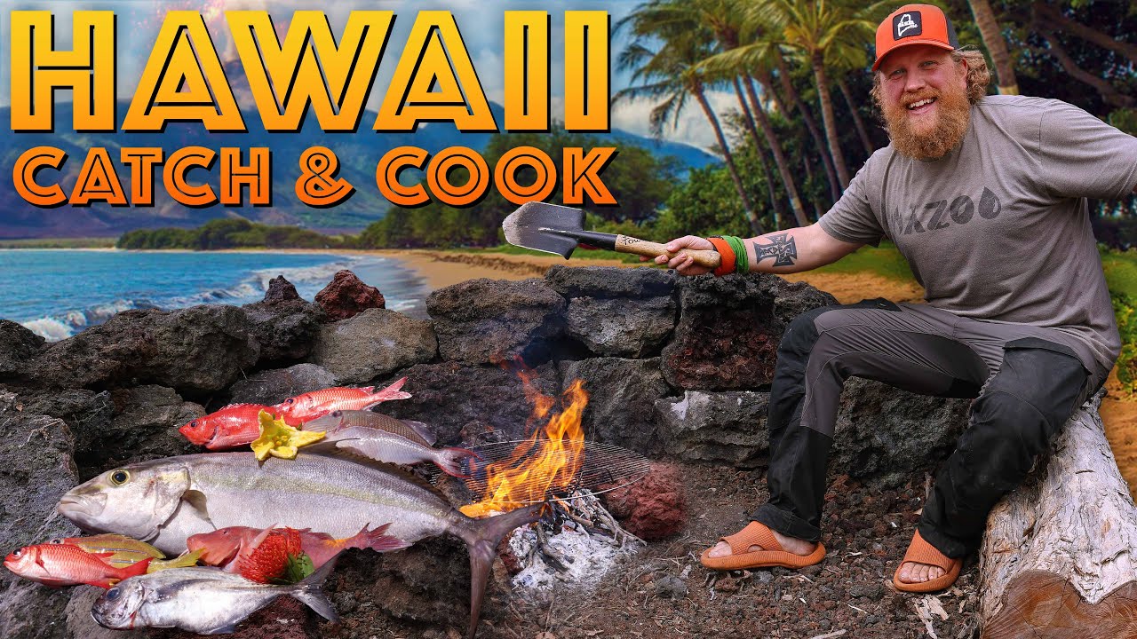 Catch and Cook Tropical Fish in Hawaii with Greg Ovens Ep. 1 of 5 Hawaii Catch and Cook