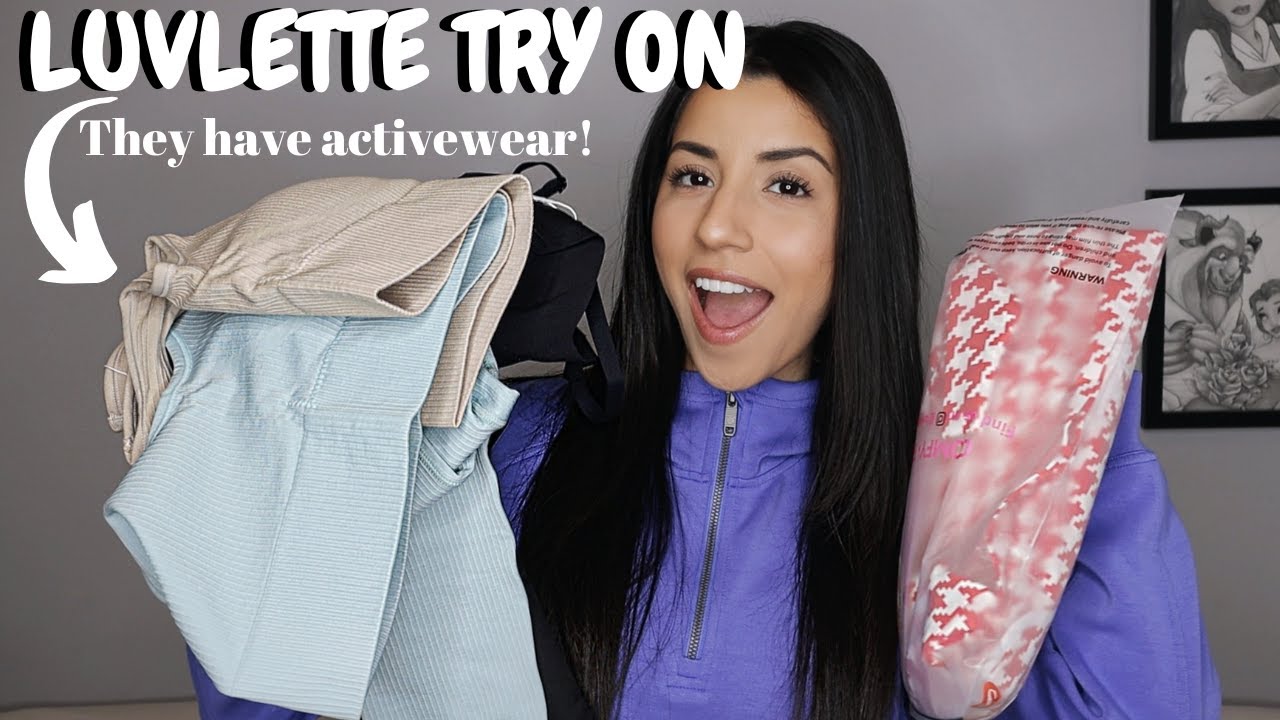 LUVLETTE TRY ON (THEY HAVE ACTIVEWEAR!!!) YouTube