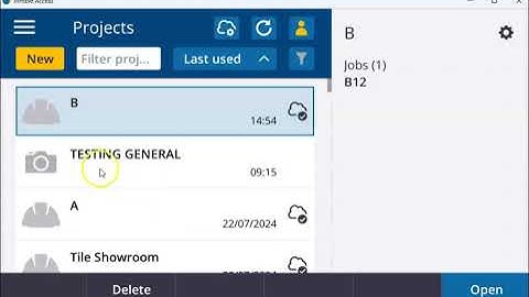 5. Trimble Access Data Sync - Download New Files