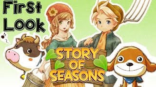 Story of Seasons First Look Gameplay Character Customization, Intro Story!