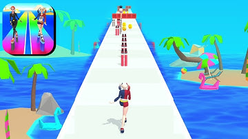 Dancing Race Harley Quinn Skin Gameplay Walkthrough part 14 (iOS,Android) All Levels