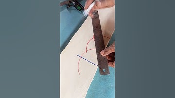 accurate technique for determining angles of 35 and 55 degrees .#shortsviral #carpenter