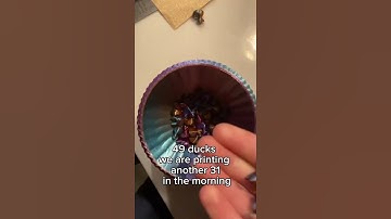 49 ducks printed be another 31 in the morning for all the subscribers #duck #3d #print #subscribers