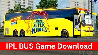 IPL Bus Driving Simulator Game Download IPL Bus  Driving Game Download CSK Bus Game Download #game  