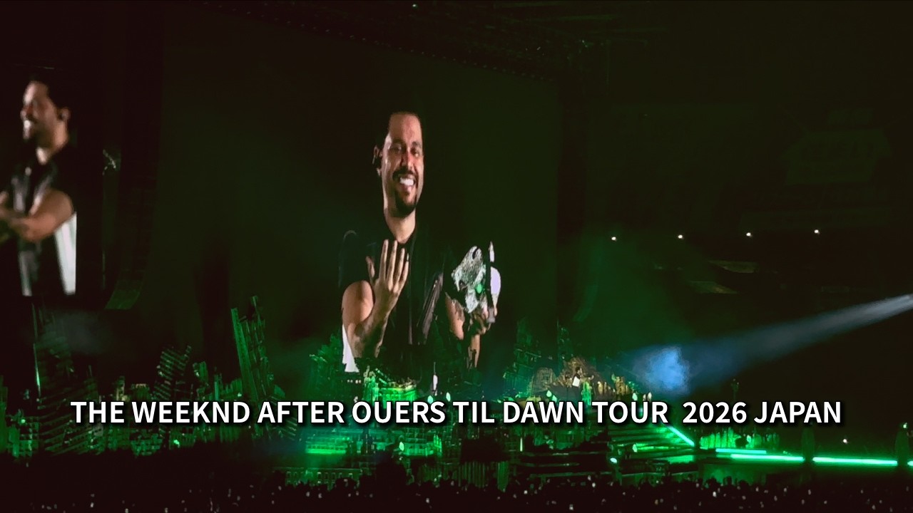 THE WEEKND AFTER OUERS TIL DAWN 」Sing about 40 songs with passion