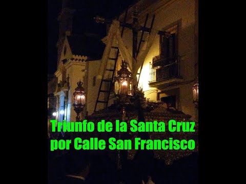 Triunfo de la Santa Cruz en C/ San Francisco l Semana Santa Marchena 2019