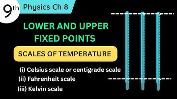 Lower and upper Fixed Point Class 9 | Scales of Temperature ( Celsius , Fahrenheit , Kelvin Scales )