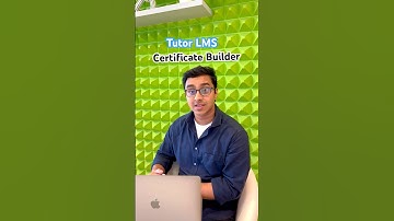Get to know Tutor LMS Certificate Builder! #tutorlms #lms #wordpress #shorts #elearning