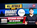 All Details about BEL organisation referring website for Interview Probationary Engineer