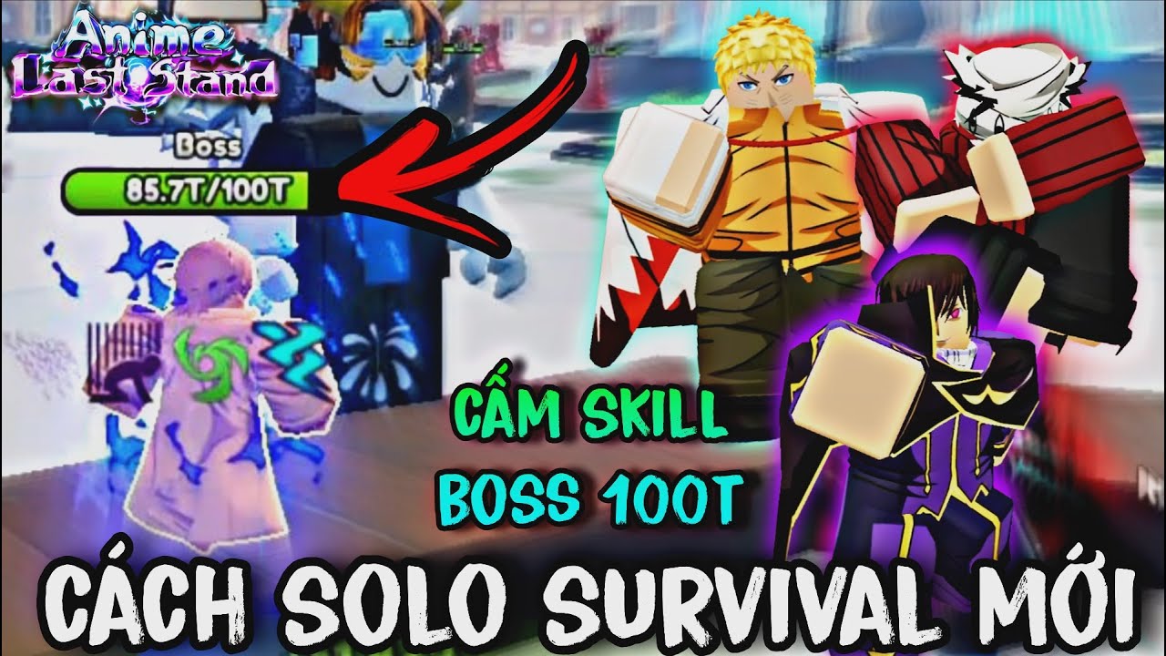 Cách Solo Survival BOSS 100T Return By Dead Siêu Dễ Bằng Đội Hình Dễ Kiếm Cực Bá Đạo Trong Anime ALS