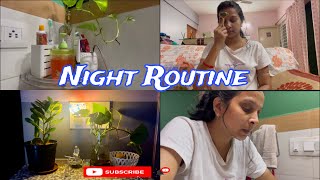 Night Routine👩‍🦰!#vlog1!Working women night routine!😊Anjali Vlogs & Diaries