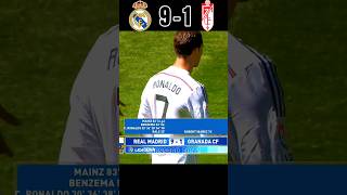 Real Madrid Vs Granada Ronaldo 5 Goals