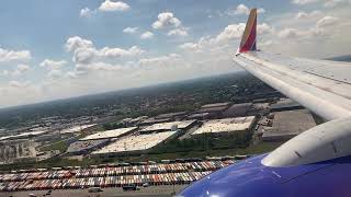 Southwest Airlines flight 1550 landing at Chicago midway